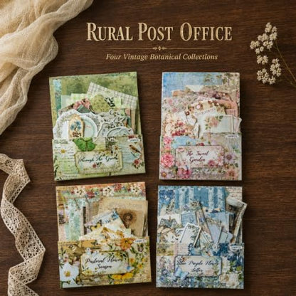 400Pcs Vintage Scrapbook Paper, 4-Theme Journaling Set - Image 3
