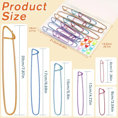 118 Pcs Stitch Markers for Crocheting Knitting Stitch Holders for Knitting - Image 2