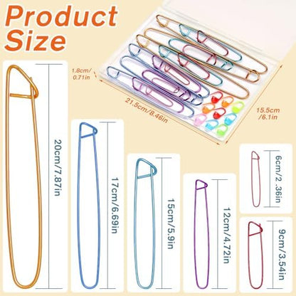 118 Pcs Stitch Markers for Crocheting Knitting Stitch Holders for Knitting - Image 2
