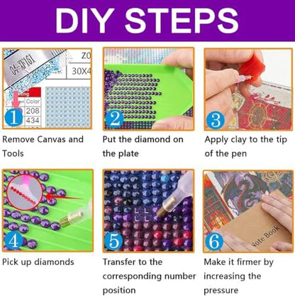 Large Diamond Art Kits for Adults, Magic Diamond Painting Kits for Adults - Image 6
