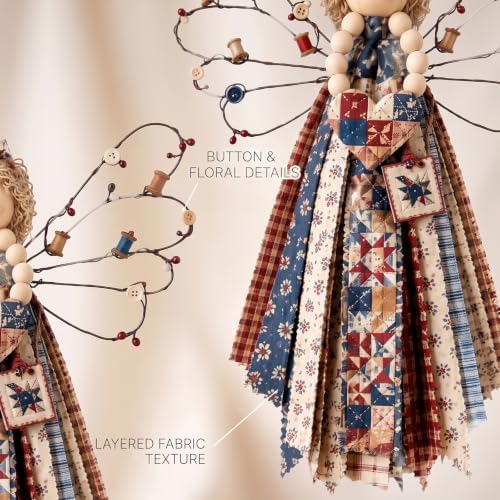 Fabric Angel Wall Hanging Kit, DIY Macrame Craft for Adults Beginners - Image 6