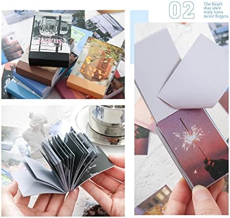6 Sets 300 Pcs Washi Stickers Book for Journaling, Daily Scenery Life Stuff Travel Sricker Vintage Aesthetic Fashion Scrapbook Stickers Set for Bullet Journal Art Diary Craft Gifts Planner Notebook - Image 5