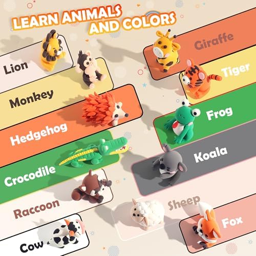Aestd-ST Air Dry Clay Kit - Animal Theme, Modeling Clay for Kids - Image 5