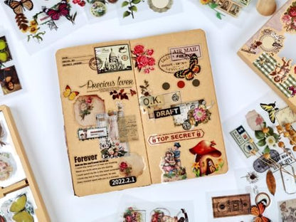 Vintage Botanical Stickers for Journaling, 510 Pcs, 100 Sheets - Image 7
