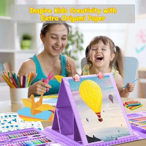 Art Supplies, 272 Pack Art Set Crafts Drawing Kit for Kids Girls Boys Teens - Image 4