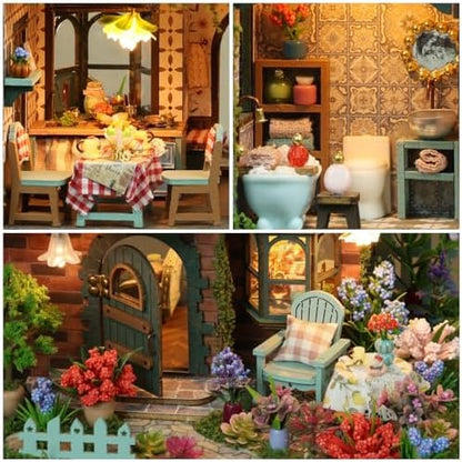 RHZN Miniature House Kit, Miniature Kit, Mini House Building Kit for Adults - Image 4