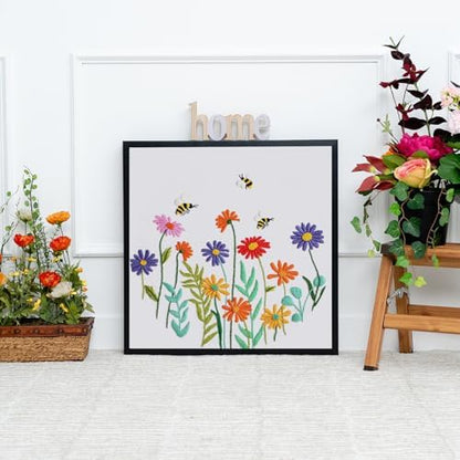 Louise Maelys Embroidery Kit for Beginners Daisy Flower Bee Stitch Set - Image 6