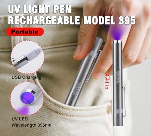 UV Resin Kit with Rechargeable UV Light, 60g Fast Curing UV Resin Glue - Image 4