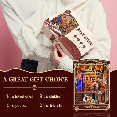 Book Nook Kit DIY Miniature House 3D Wooden Puzzle - Magic Studio - Image 6