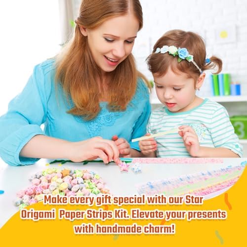 Luminous Star Paper Strips , 210 Sheets Star Origami Paper of The 12 zodiac signs, Lucky Origami Kit DIY Paper Art Great Gift for Kids - Image 6