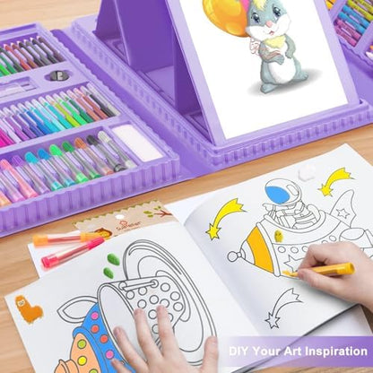 Art Supplies, 272 Pack Art Set Crafts Drawing Kit for Kids Girls Boys Teens - Image 6
