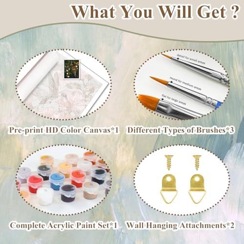 Paint by Number for Adults, Bathroom Paint by Numbers Kit for Adults 16x20 - Image 6