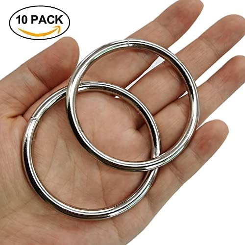 Ewparts Macrame Kits for Beginners with Instruction Book Macrame Plant Hanger Kit + 2 inch Metal Rings Welded Metal Rings for Craft - Image 7