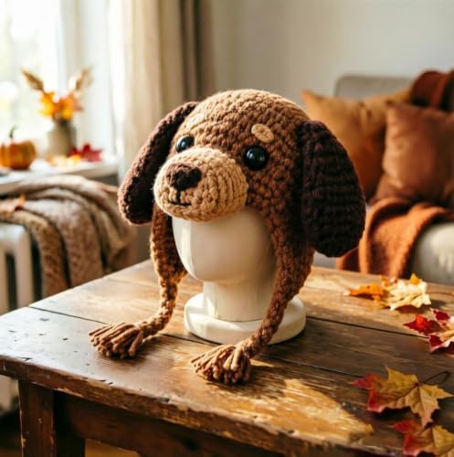 Fantasy Hood Hat DIY Crochet Kit Series for Beginners (Dog) - Image 3