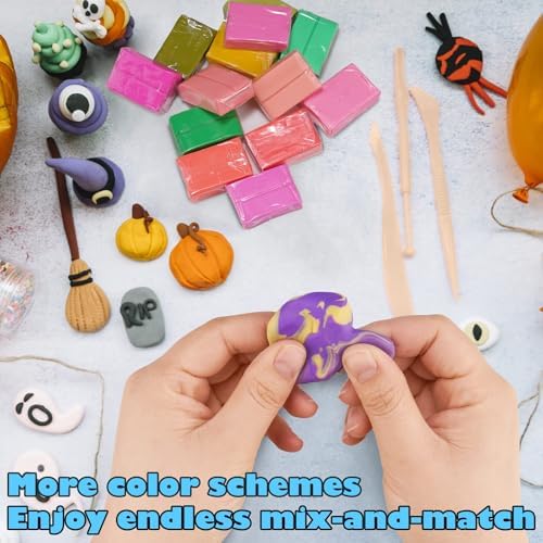 Tomorotec 100PCS Polymer Clay Value Pack 82 Colors in Bulk - Image 3