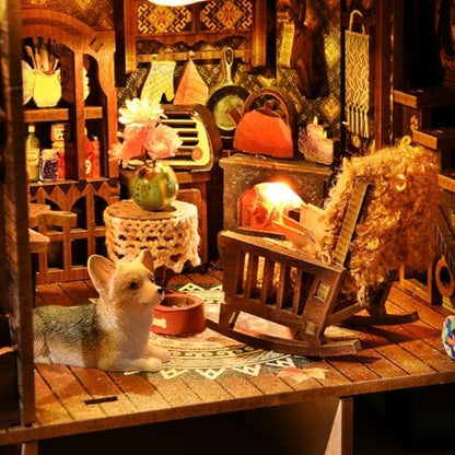 TOYQI Book Nook Kit, DIY Miniature Dollhouse Kit for Adults and Teens - Image 3