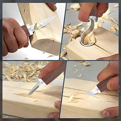 VIBRATITE Wood Carving Kit, 19 PCS Wood Carving Tools for Beginners - Image 5