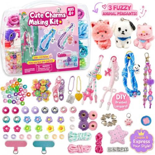 AGENTLAN Bag Charm Kit, DIY Key Chain Making Kit with Paracord by Agentlan