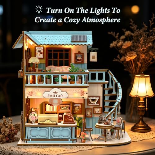 TOYQI Mini House Kit, DIY Miniature Dollhouse Book Nook for Adult - Image 2