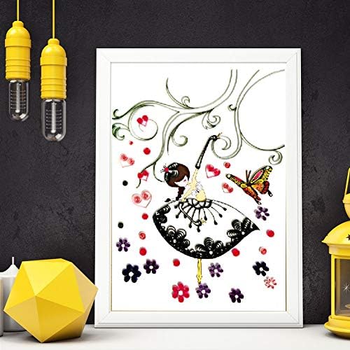 Aurikall Paper Quilling Kit for Beginners — DIY Handcraft Dancing Girl Patterns Set with Tools and Colorful Paper Strips for Kids, Adults, and Hobbyists - Image 5
