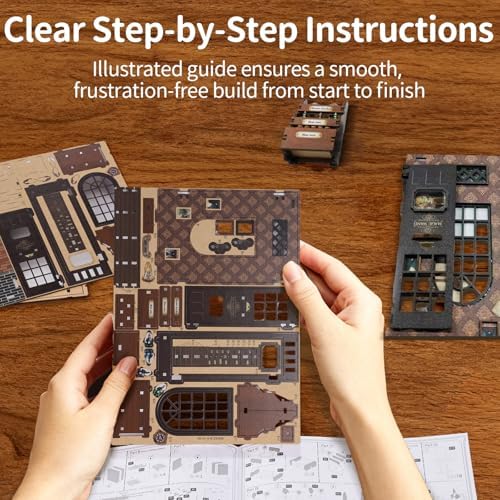 BELEEV Book Nook Kit for Adult and Teens,3D Wooden Puzzle(Magic Wand Store) - Image 6