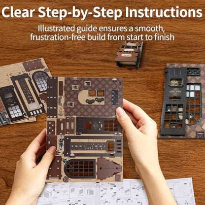 BELEEV Book Nook Kit for Adult and Teens,3D Wooden Puzzle(Magic Wand Store) - Image 6