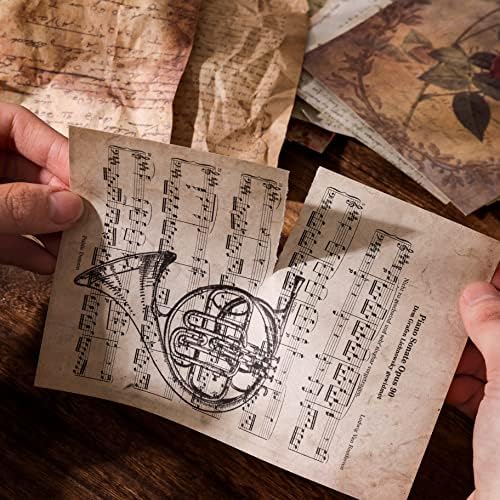 200 Sheets of Vintage Scrapbook Paper, Journaling Scrapbooking Supplies Craft Decoupage Papers Kit, Ephemera for Junk Journal Bullet Journals Well Posters Room Decor for Card Making Decorative Gift - Image 5