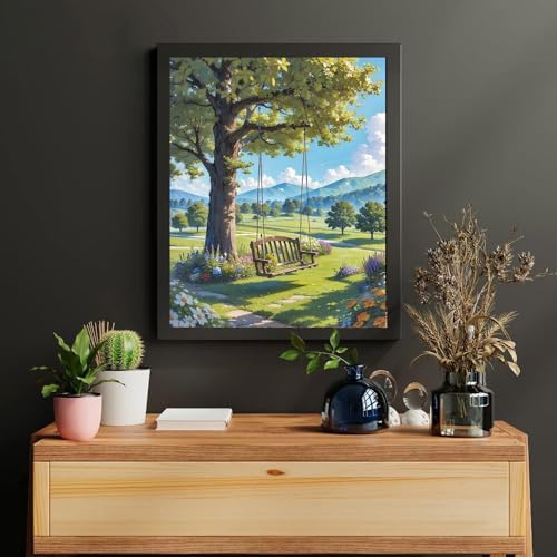 xackcme Landscape Paint by Numbers for Adults - Scenery Paint by Number on Canvas Without Frame, DIY Oil Painting for Gift Home Wall Decor (16x20 inch) - Image 5