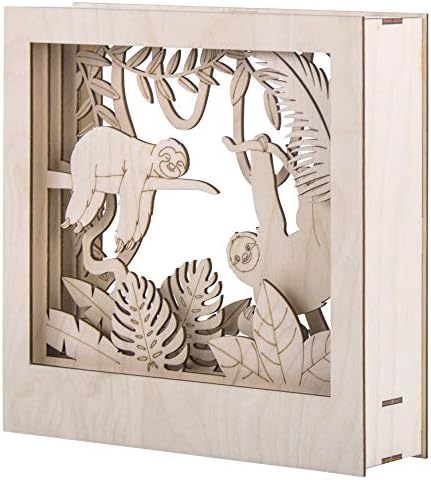 RAYHER Diorama, Wood Natural, 24x24x6.5 cm - Image 3