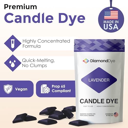 Lavender Candle Dye Chips, Soy & Paraffin Candle Making, 25 Pack - Image 2
