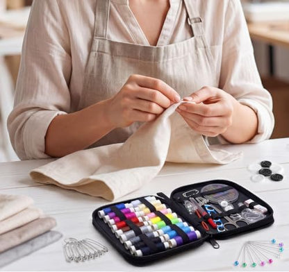 StiVerse 130 Pcs Mini Sewing Kit for Adults, Needle and Thread Kit - Image 6