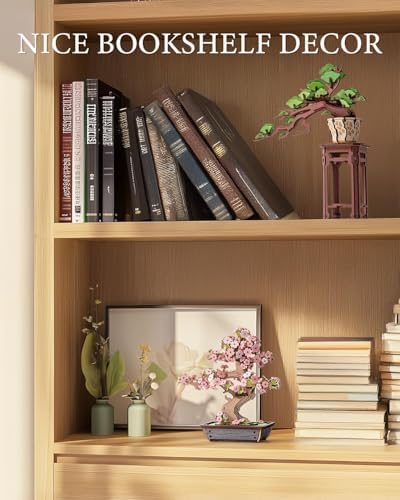 Rowood 3D Puzzles for Adults,Mother's Day DIY Wooden Flower Cherry Blossom Sakura Bonsai Tree Botanical Collection Building Set Craft Kits for Adults,Gift on Christmas Birthday - Image 4