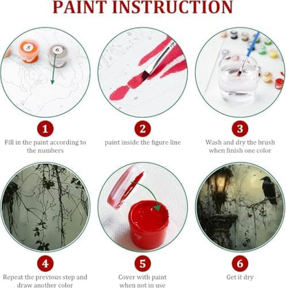 WUDWL Paint by Numbers Kit for Adults Beginner, with Framed - Image 7