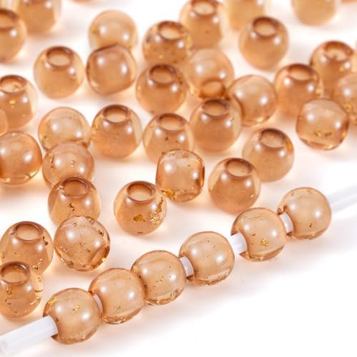 100pcs 12mm Resin Large Hole Beads for Carabiner Bag Charm Keychain by Aoxsie