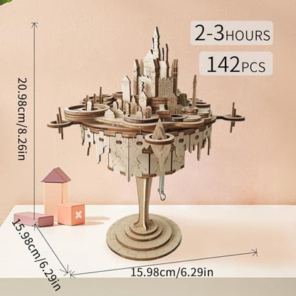 Music Park 3D Wooden Puzzles for Adults, Sky Castle - Image 4