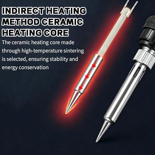 Wood Burning Kit, 30Pcs Wood Burning Tool Adjustable Temperature 200~450 ℃ (392-842℉) Woodburning Pyrography Pen Kit for Adults Beginners - Image 4