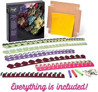 Craft Crush — Felt Succulents Craft Kit — Display Kit — Fun & Easy — Ages 13+, Small - Image 5
