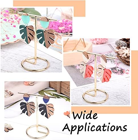 FASHEWELRY 50Pcs Resin Wooden Pendants Mixed Color Monstera Leaf Vintage Resin Wood Statement for DIY Necklace Earring Making - Image 5