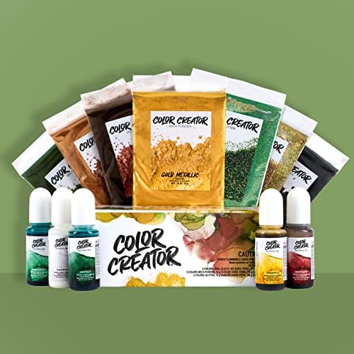 Alumilite Color Creator Greenland Gift Pack, Mica Powder, 12-Color Pack - Image 2
