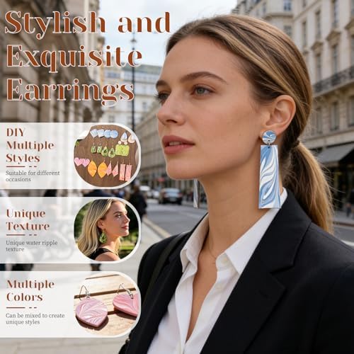 Leather Crafting Kit Leather Earrings Making Kit with Step-by-Step Tutorial - Image 6