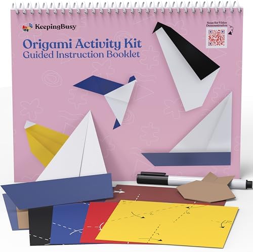 Keeping Busy Origami Kit Dementia Activities for Seniors | Alzheimer Products for Elderly Patients | Fun Memory Game Toy & Cognitive Brain Puzzle for Senior Citizens w/Memory Loss or Alzheimers by KeepingBusy