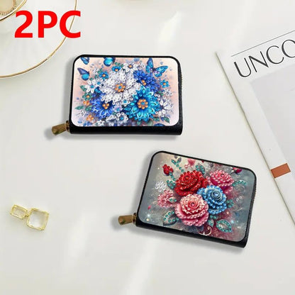 DDGYP DIY Diamond Painting Credit Card Wallet Kit for Women3.14*4.33*0.98in - Image 5