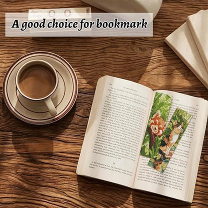 NEGEKFKX 6 Pcs Animal Cross Stitch Bookmark Kit for Adult Beginners - Image 3