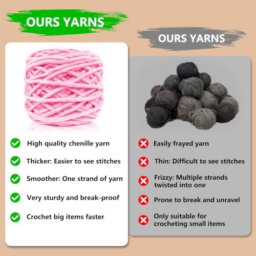 CODGP Crochet Kit for Beginners, 11-Inch Axolotl Crochet Kit for Adults - Image 4