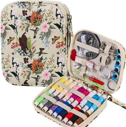 Travel Basic Hand Sewing Kit for Adults with Sewing Thread by Bobode