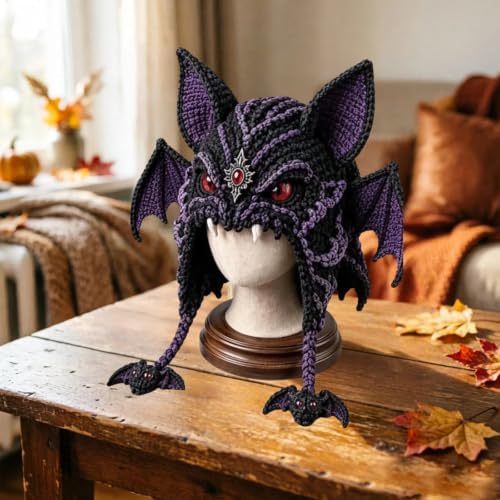 Fantasy Hood Hat DIY Crochet Kit Series for Beginners (Purple) - Image 2