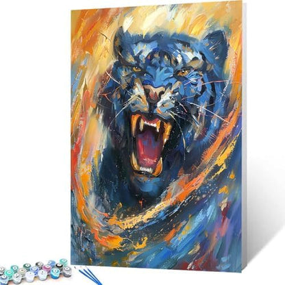 Paint by Numbers Kit for Adults Beginner, Tiger Paint by Numbers Animal, DIY Easy Acrylic Watercolor Oil Painting Kit with Brushes, Arts and Crafts for Adult for Home Wall Decor, Gifts 40x54 in F-63 - Image 4