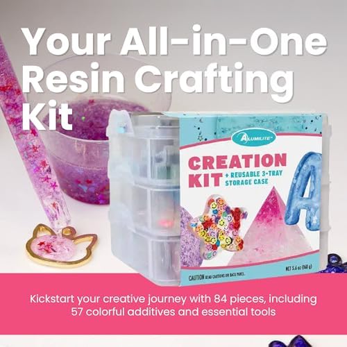 Alumilite Creation Kit 84-Piece Resin Craft Kit for Beginners - Image 2