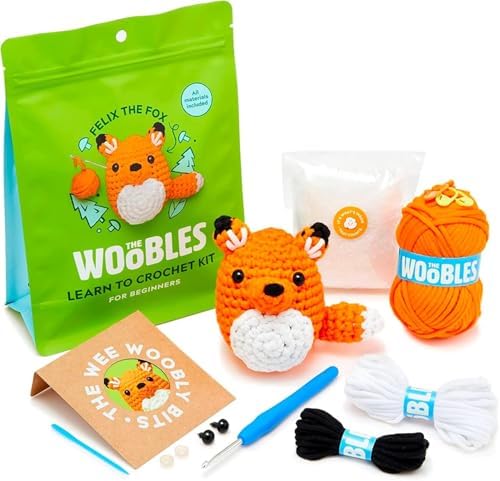 The Woobles Crochet Kit for Beginners (Felix the Fox) by TheWoobles
