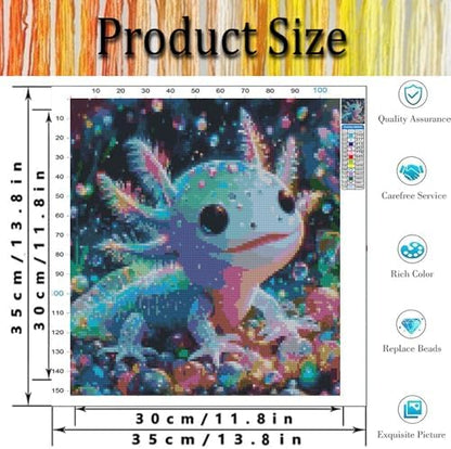 Tiwabb Salamander Stamped Cross Stitch Kits for Adults Beginners - Image 4